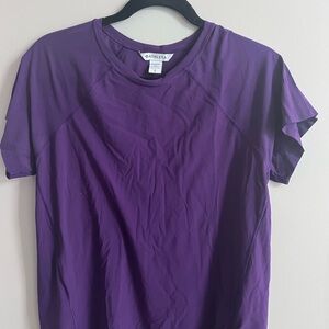 Athleta Purple Short Sleeve Tee, Size S